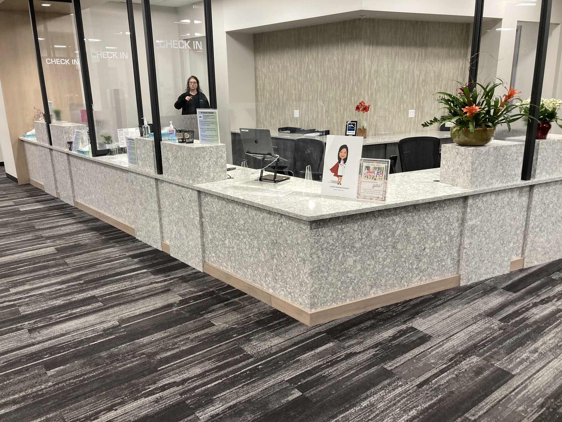 Finished Reception Counter