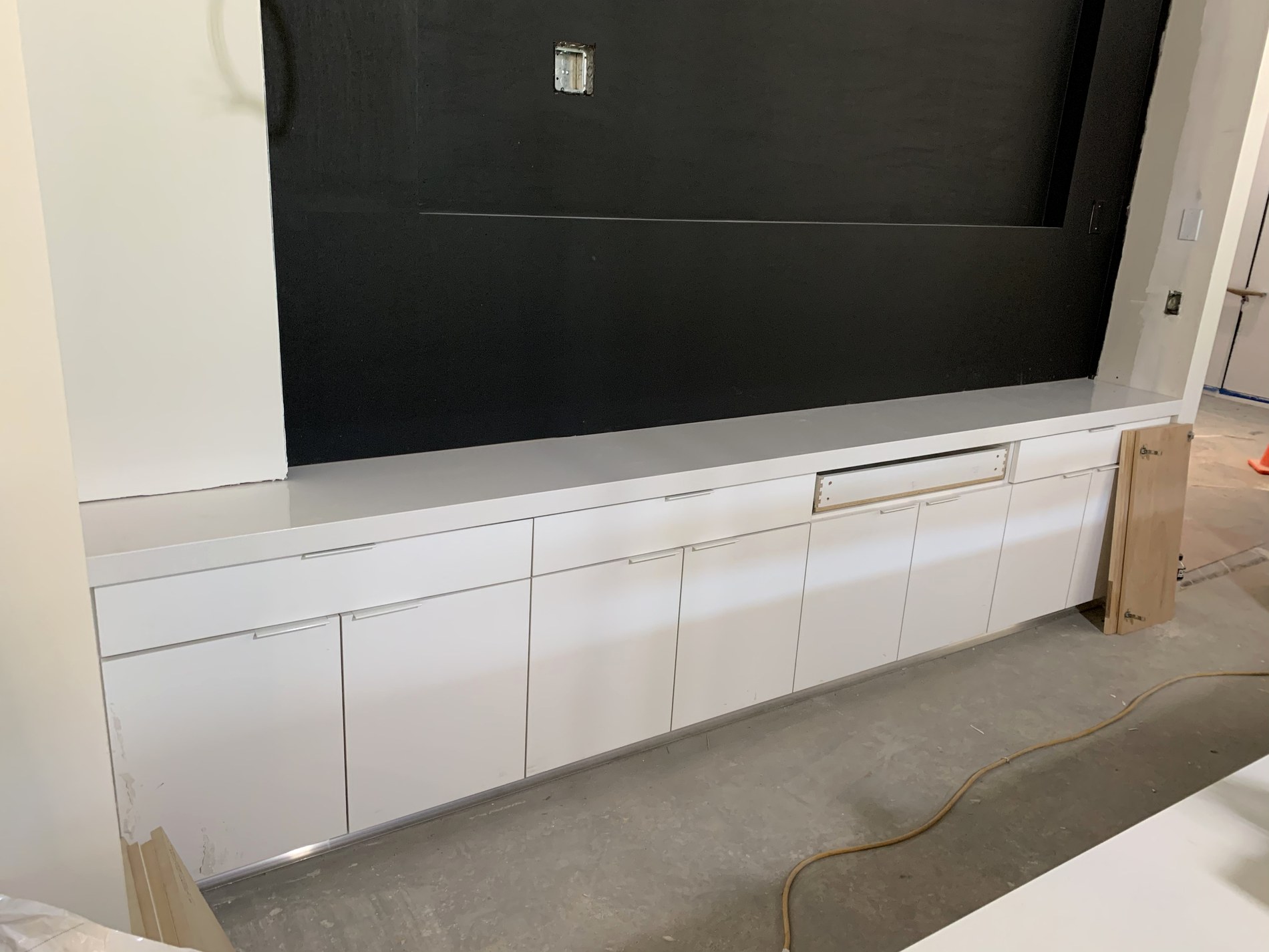 White Media and Storage Counter
